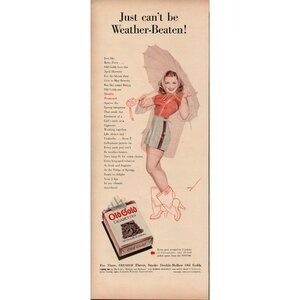 1939 Old Gold Cigarettes Vintage Print Ad (L10)